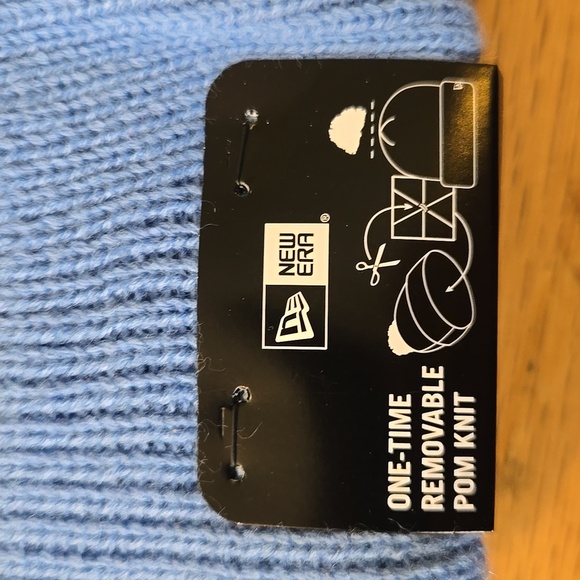 NWT Houston Oilers New Era Sport Knit Pom Beanie Hat - Picture 4 of 4